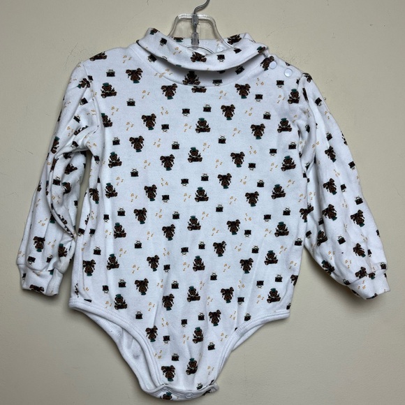 Vintage 2nd Step 24 Months Romper Outfit Bodysuit Teddy Bear Drummers - Picture 1 of 8
